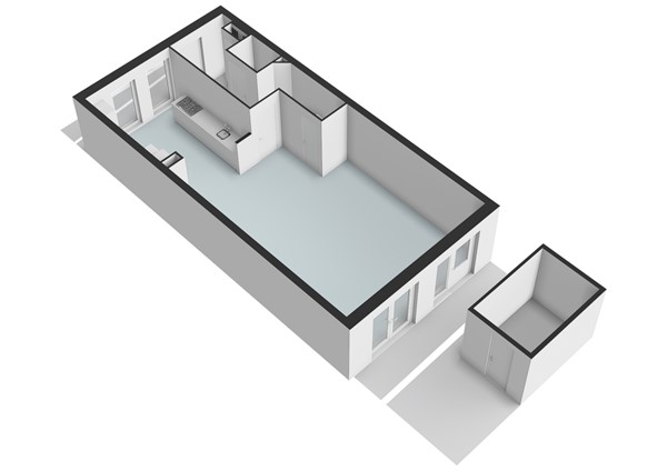 Floorplan - Duyfraklaan 128, 2235 TV Valkenburg